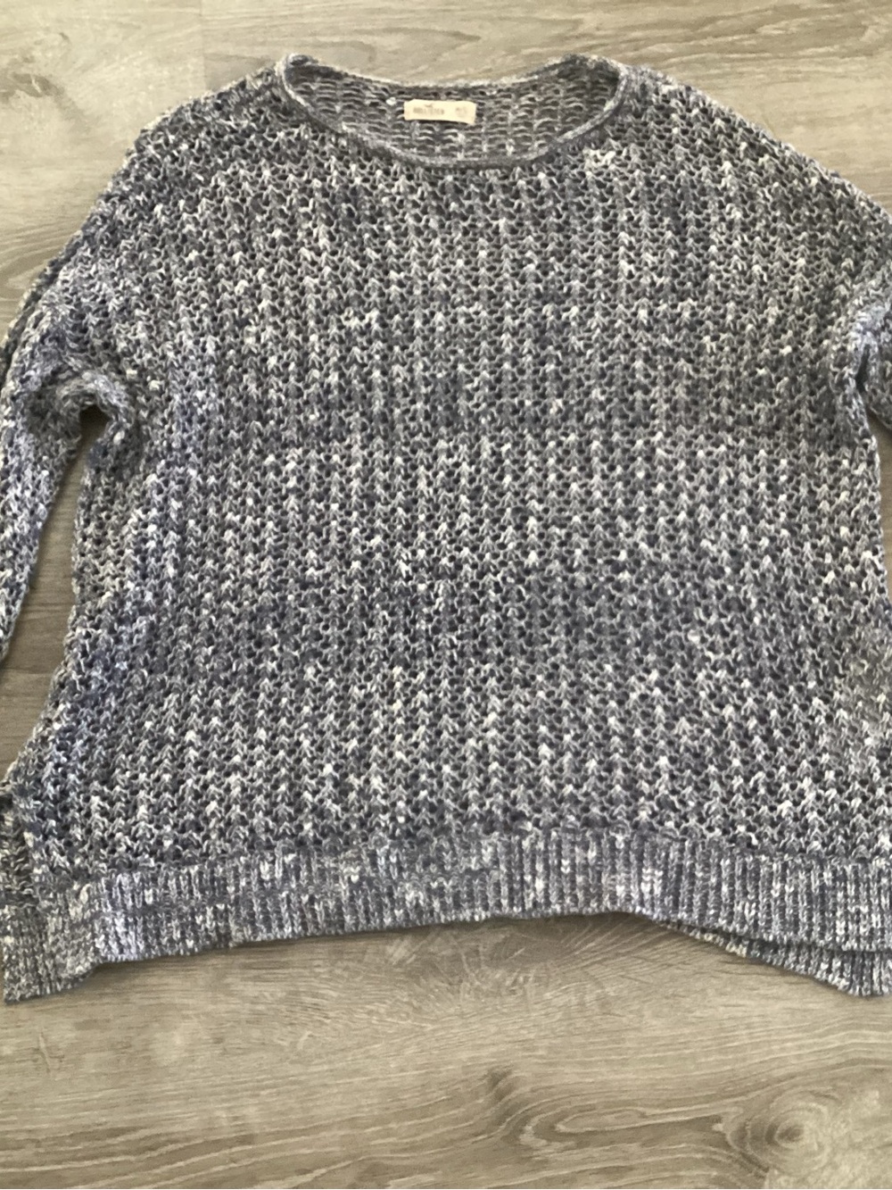 Hollister Open Weave Crew Neck Sweater